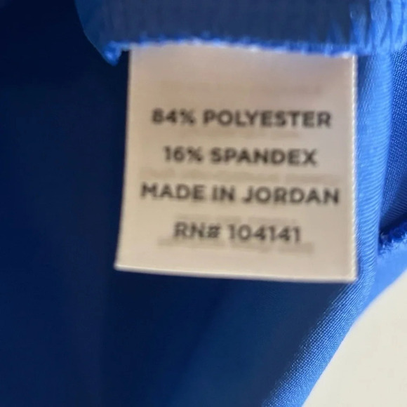 Walter Hagen Essentials Mens Golf Vest Quarter Zip Zippered Pockets Med. Blue - Picture 4 of 5